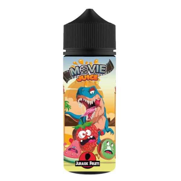 Jurassic Fruits Movie Juice Secret's LAb Fraise Kiwi Pastèque PG/VG: 50/50 100 ml