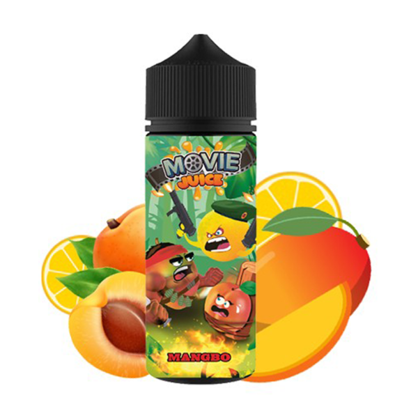 Mangbo Movie Juice Secret's LAb Mangue Abricot Citron Jaune et Vert PG/VG: 50/50 100 ml
