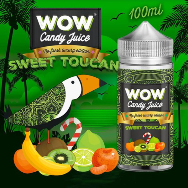 Rhinolipop No Fresh WOW Bonbon kiwi Citron vert Clémentine Abricot 50 ml