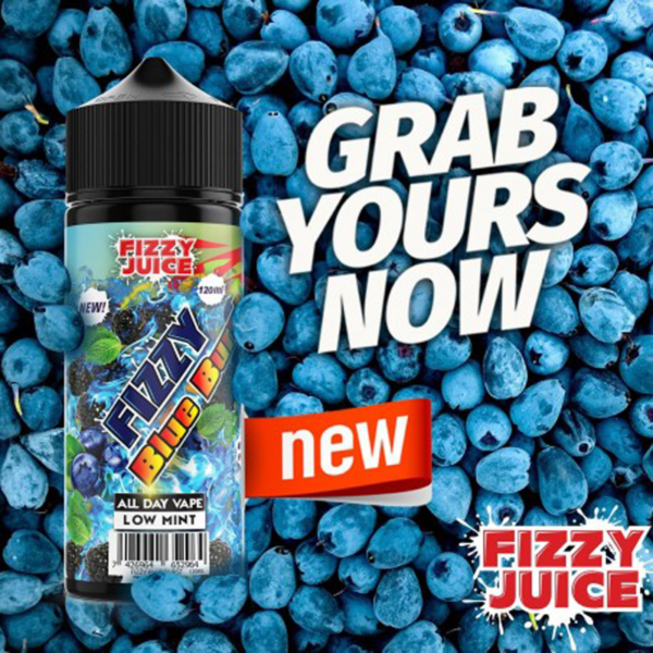 Blue Burst Fizzy Juice Baies sauvages frais 100 ml