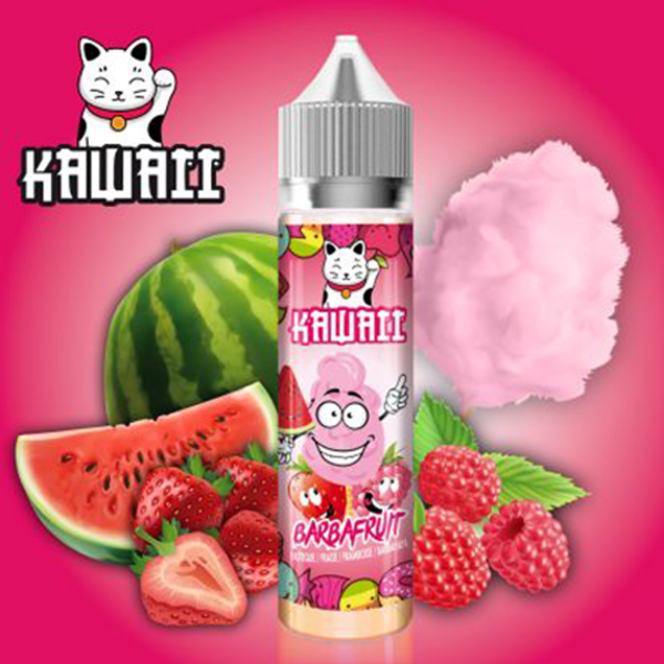 Barbafruit | Pastèque - Fraise - Framboise - barbe à papa | Kawaii | 50ML