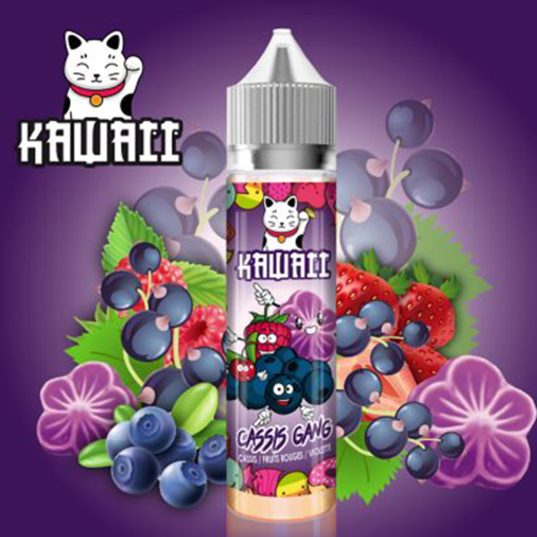 Cassis Gang Cassis Fruits Rouges Violette Kawaii 50ML