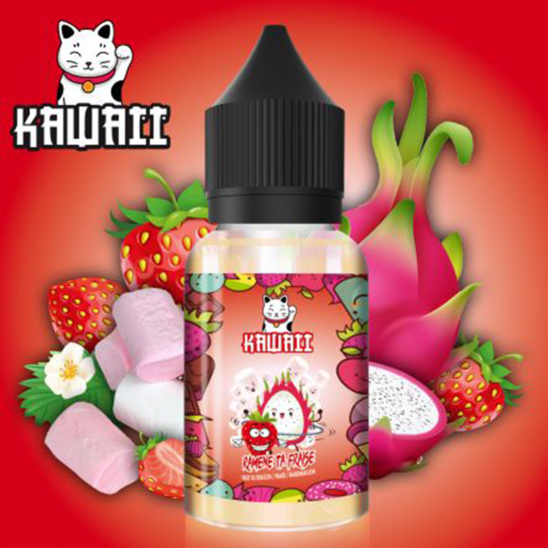 Barbafruit Kawaii Pastèque Fraise Framboise barbe à papa 30 ml