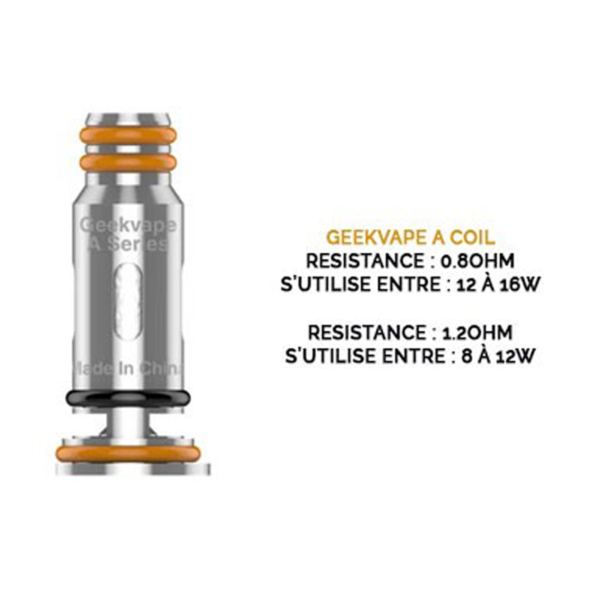 Résistances A - Z MTL Tank Geekvape