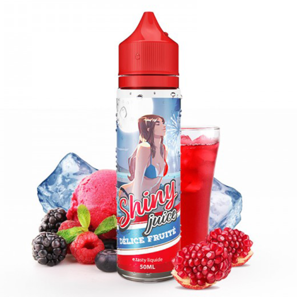 Shiny Juice | E.Tasty |  Fruits rouges - Grenadine - Frais | 50 ml