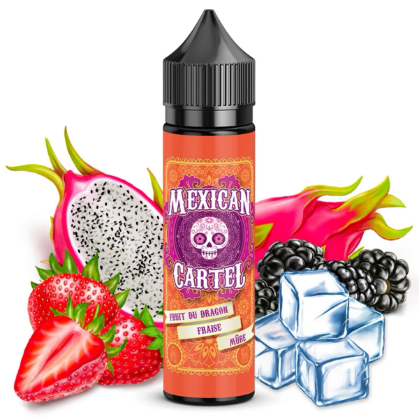 Fruit du Dragon Fraise Mûre Mexican Cartel 50 ml