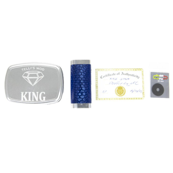 Box King Wood Juma Edition Limitee DNA 60 Tellis Mod pack