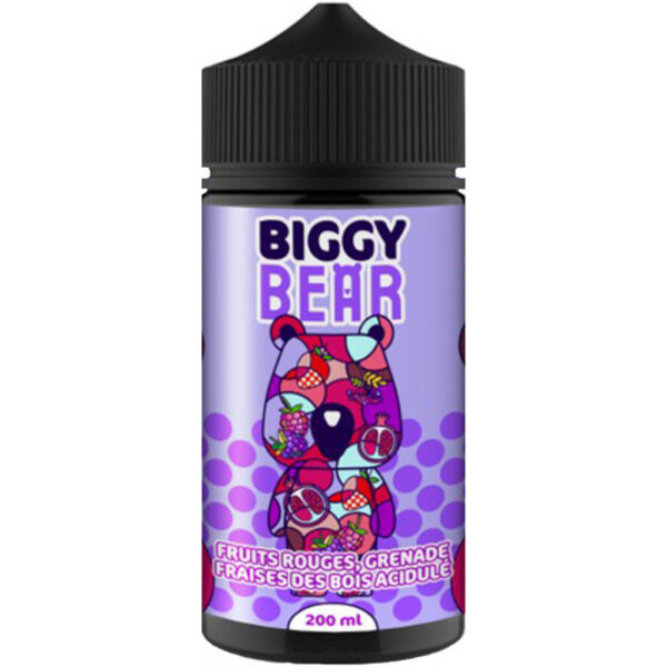 Fruits rouges - Grenade - Fraise des bois acidulée | Biggy Bear | 200ml
