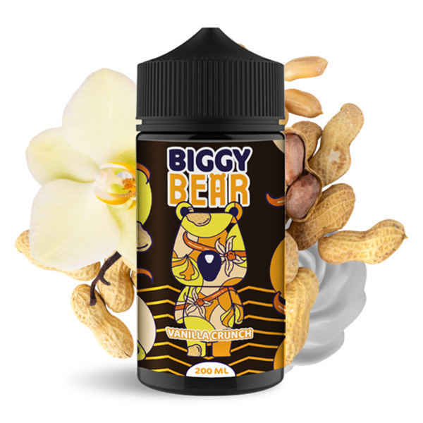 Vanilla Crunch Biggy Bear Crème vanille Cacahuète Chantilly 200ml