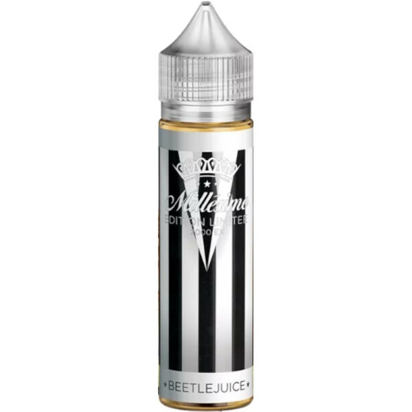 Beetle Juice Millésime 50 ml associe des céréales croquantes et un caramel fondant pour une vape simple, gourmande et parfaitement équilibrée.