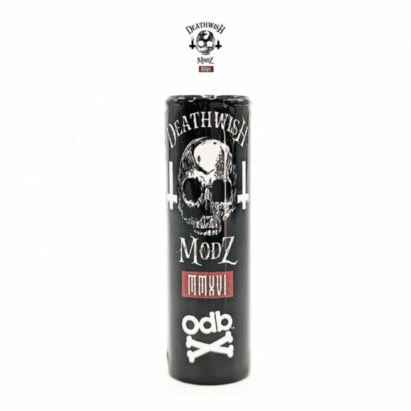 Wraps Deathwish Modz ODB pour accus 21700 Skull Logo