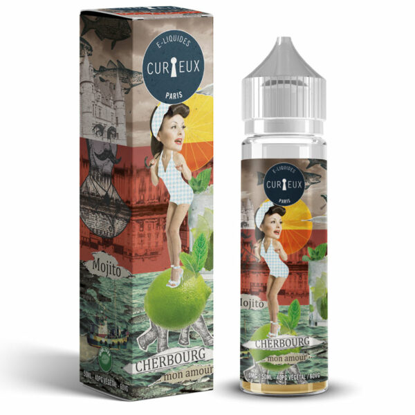 Cherbourg mon amour Curieux Hexagone Mojito Menthe Frais 50 ml