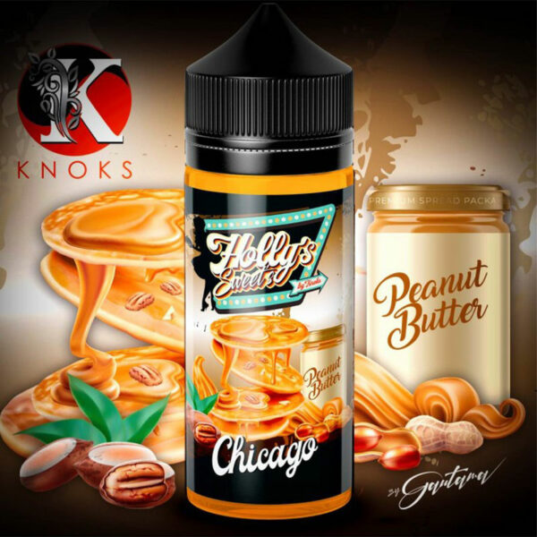 Chicago Holly's Sweet Pancake Beurre de cacahuètes Noix de Pécans 50 ml