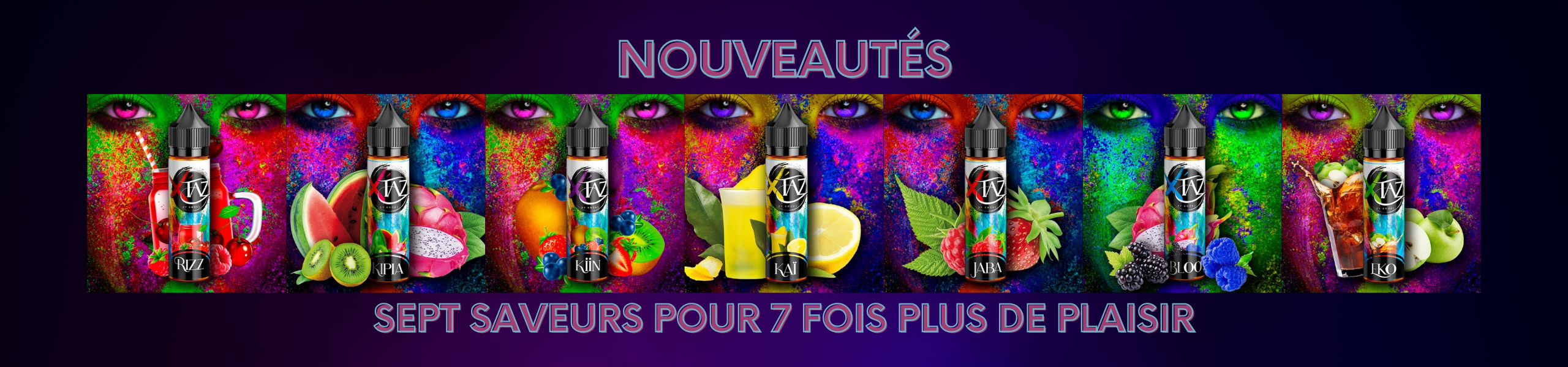 Sept saveurs pour 7 fois plus de plaisir