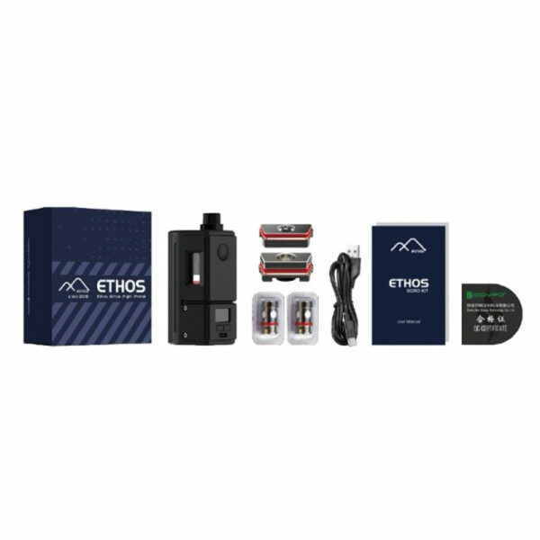 Kit Ethos Boro + Ethos Boro Tank Across Vape x Dovpo pack