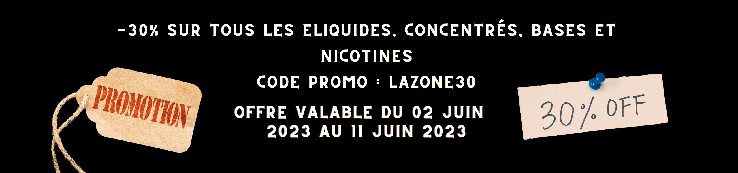 -30% sur tous les Eliquides, Concentrés, Bases et nicotines Code promo LAZONE30 (5)