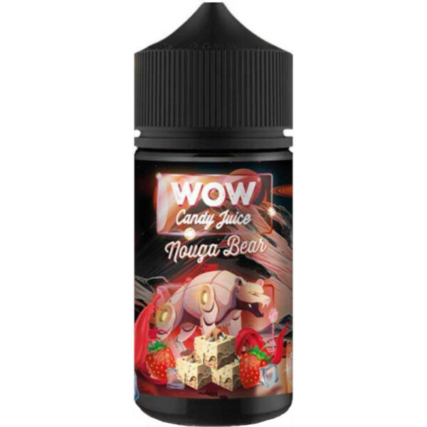 Nouga Bear | WOW Candy Juice | Nougat glacé - Fraise - Frais | 100 ml