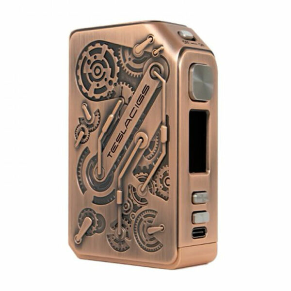 Box Punk II 220W Teslacigs Matt Antique Copper face