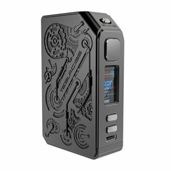 Box Punk II 220W Teslacigs Matte Black Edition face