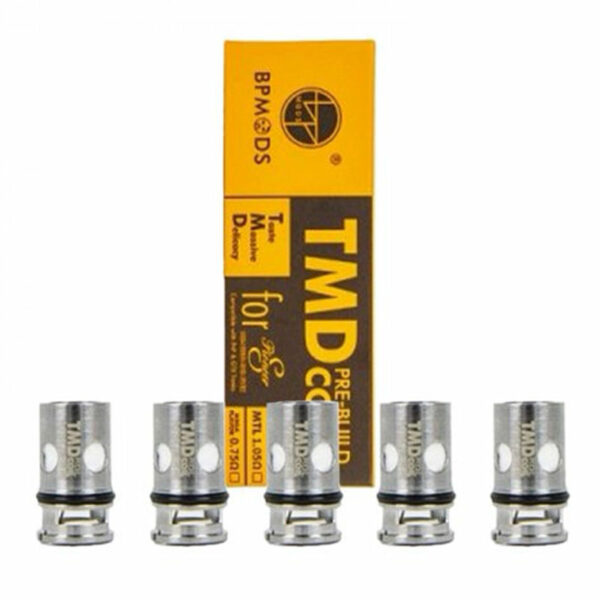 Résistances TMD Pro RDL Coil 0.55 Ω : 28 et 35 W. Pour une vape en inhalation semi-direct