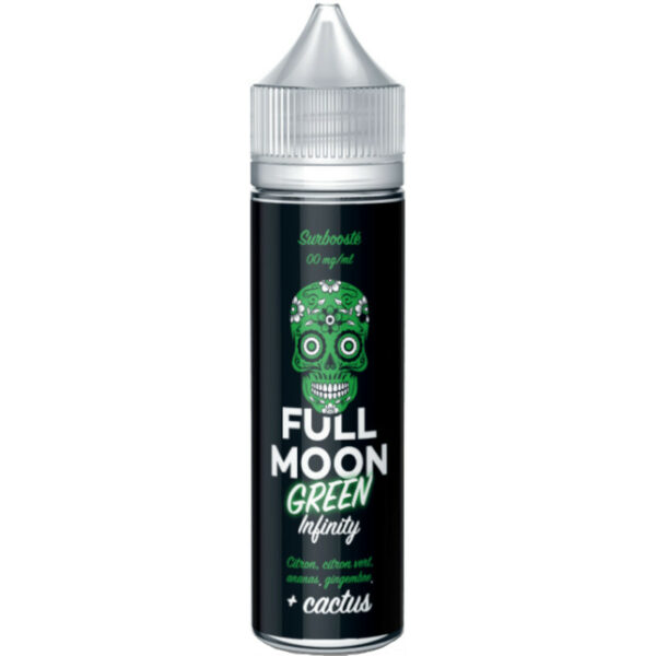 Green Infinity | Full Moon | Citron - Citron vert - Ananas - Gingembre - Cactus- Frais | 50ml