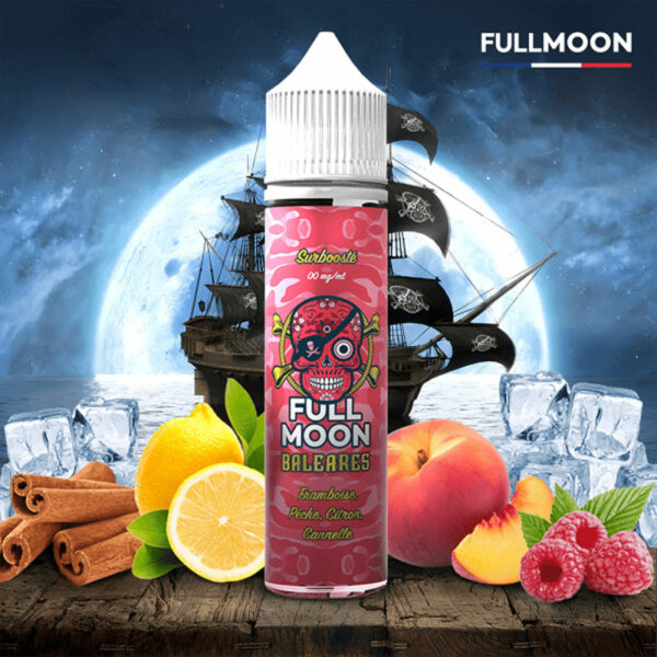 Baleares Full Moon Citron Cannelle Framboise Pêche 50ml