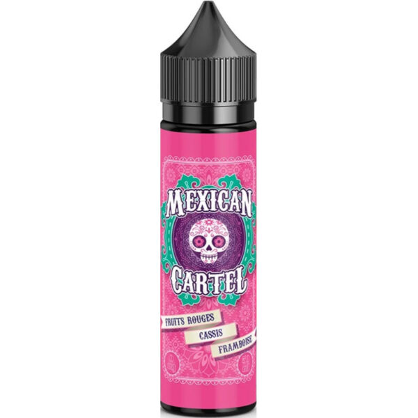 Découvrez Fruits Rouges Cassis Framboise de Mexican Cartel : un mélange harmonieux de fruits rouges, cassis et framboise, sublimé par une fraîcheur vivifiante.