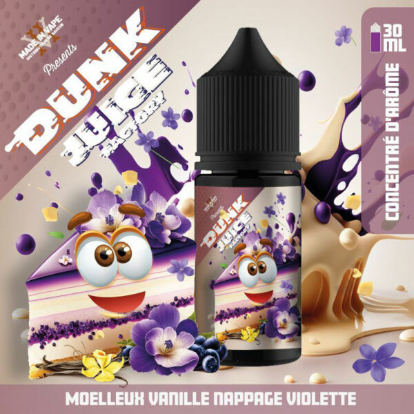 Concentré Moelleux Vanillé Nappage Violette - Dunk Juice Factory