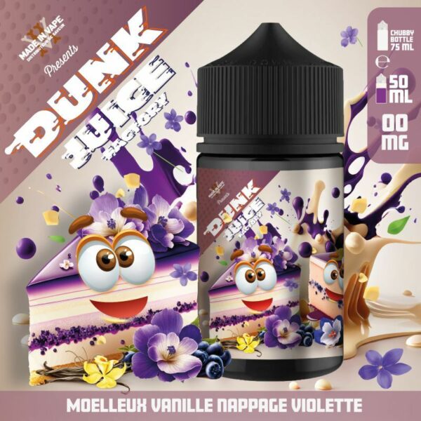 Moelleux Vanillé Nappage Violette Dunk Juice Factory 50 ml