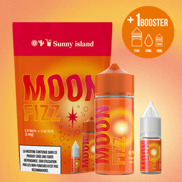 Sunny Island Moon Fizz Citron Cactus 50ml plus booster