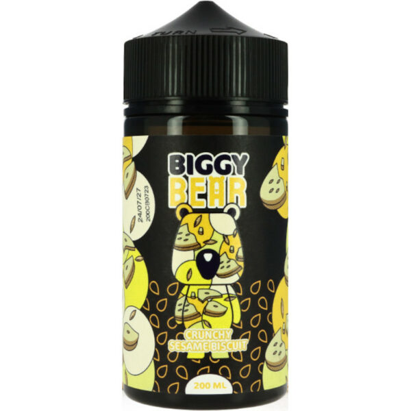 Découvrez Crunchy Sesame Biscuit Biggy Bear : un biscuit croustillant sublimé par des graines de sésame grillées dans un format généreux de 200 ml.