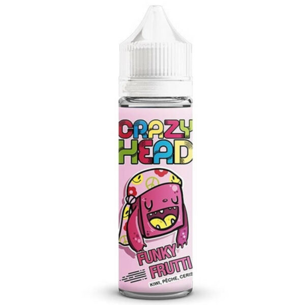 Funky Frutti | Pêche - Kiwi - Cerise - Frais | Crazy Head | 50ml