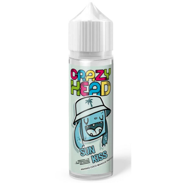 Sun Kiss | Crazy Head | Fruits exotiques - Coco - Mangue - Ananas - Pastèque - Frais | 50ml