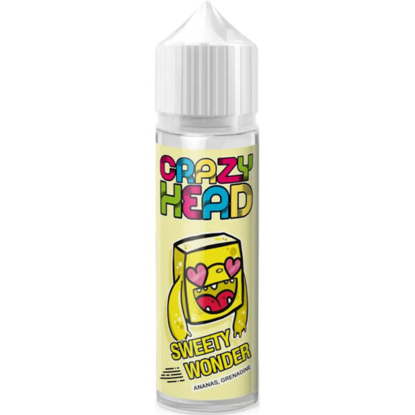 Découvrez Sweety Wonder de Flavor Hit : un mariage raffiné de grenadine, ananas et fraîcheur dans la gamme Crazy Head.