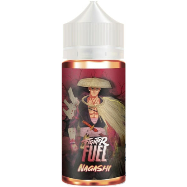 Nagashi Fighter Fuel par Maison Fuel marie cerise et fruits rouges dans une vape fruitée et fraîche inspirée du Hanami japonais.
