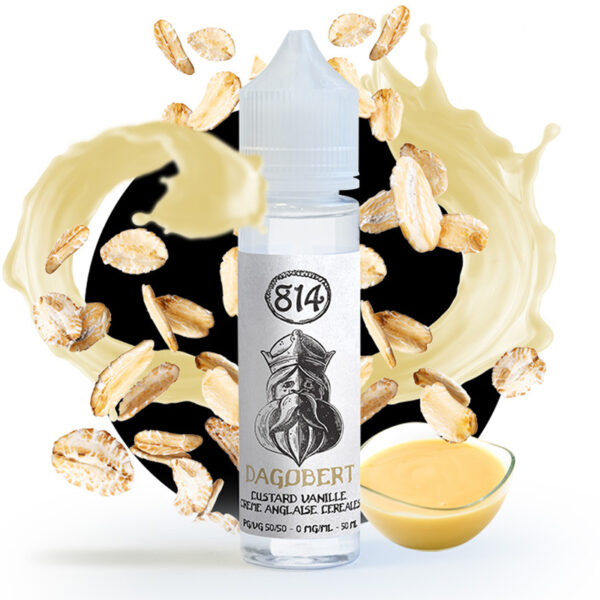 Dagobert 814 Custard vanillé Caramel Avoine Pop-corn 50 ml