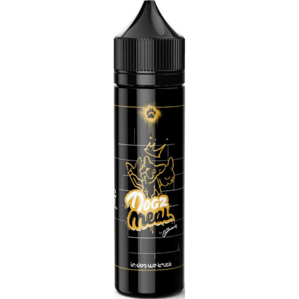Dogz Meal Animodz 50 ml marie un tabac classic rond, du miel onctueux et une noisette grillée pour une vape douce et gourmande.