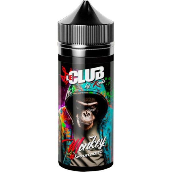 Monkey Le Club par Knoks marie cheese cake, spéculoos, biscuit belge, cannelle et caramel dans une vape gourmande et intense.