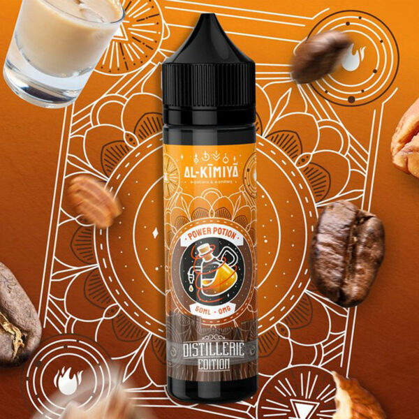 Power Potion Distillerie Edition | Crème de whisky - Café - Noix de pécan | Al Kimiya | 50 ml