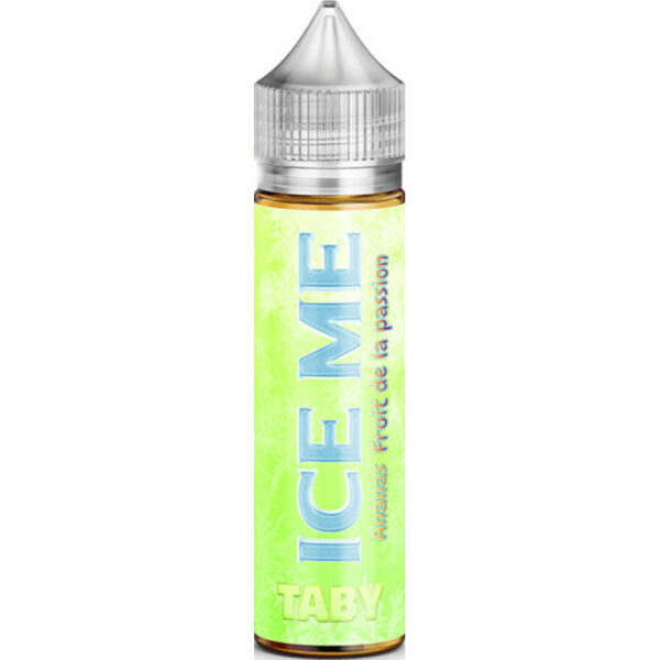 Taby Ice Me par Millésime associe ananas et fruit de la passion avec une fraîcheur intense pour une vape exotique et désaltérante.