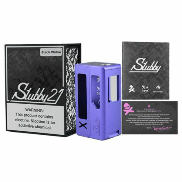 Stubby AIO 21700 X-Ray Edition | Suicide Mods X Vaping Bogan X Orca Vape + RDTA boite