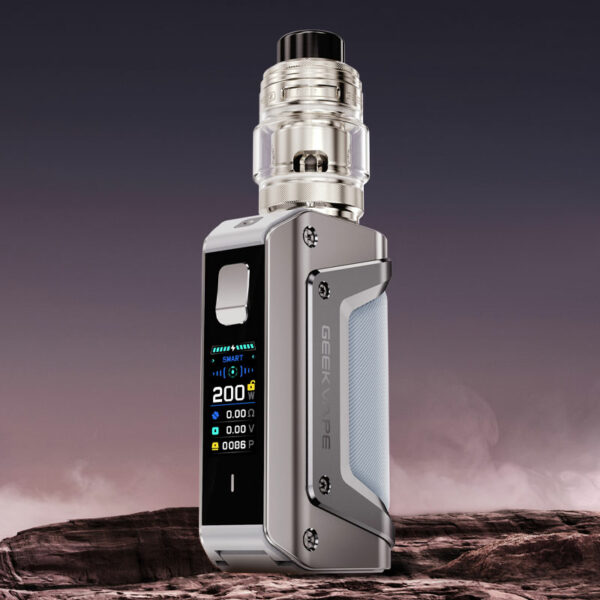 Kit Aegis Legend 3 Geekvape accus 18650 silver