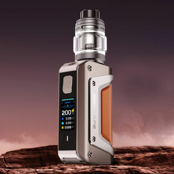 Kit Aegis Legend 3 Geekvape accus 18650 titanium gray