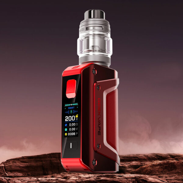 Kit Aegis Legend 3 Geekvape accus 18650 red