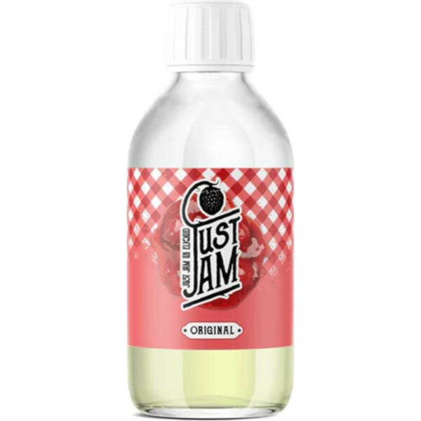 Original Just Jam 200 ml restitue la douceur d’une confiture de fraises gourmande et onctueuse. Le plaisir fruité au format XXL.