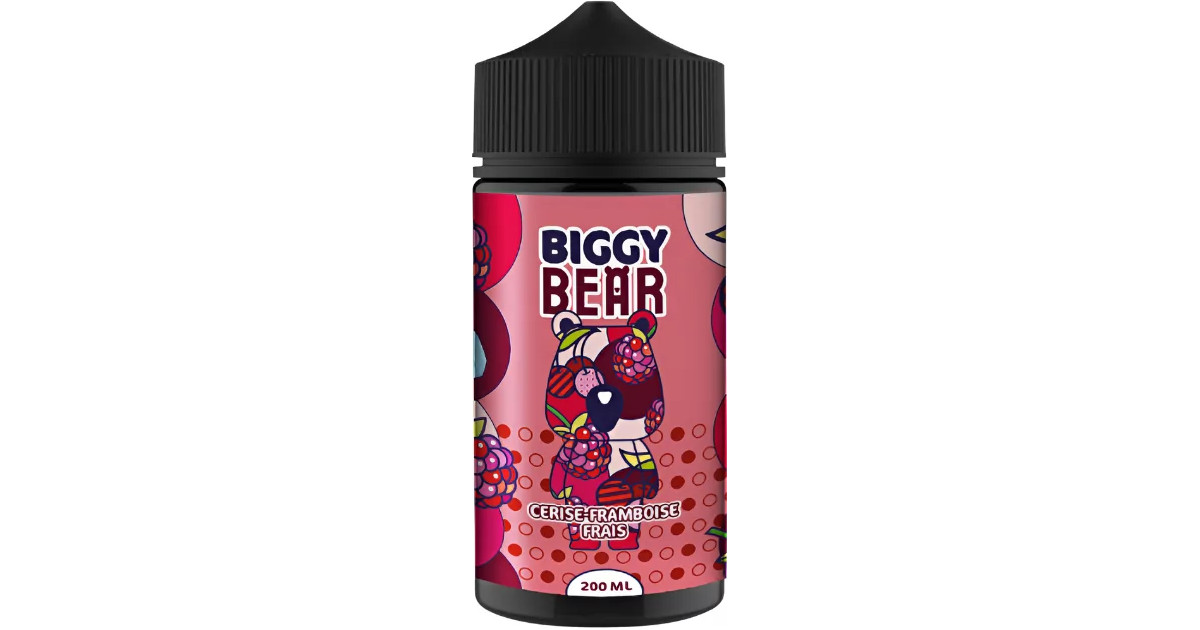 Cerise Framboise Frais Biggy Bear 200ml