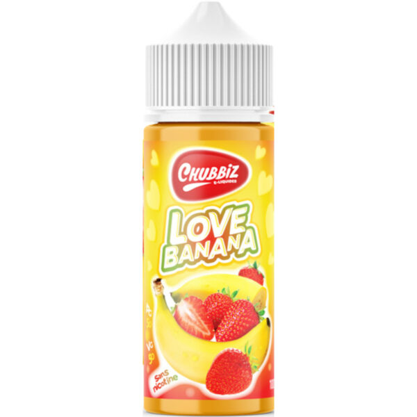 Découvrez Love Banana, l’e-liquide incontournable de Chubbiz par Mixup Labs. Un mélange irrésistible de banane douce et de fraise sucrée. Douceur fruitée garantie !