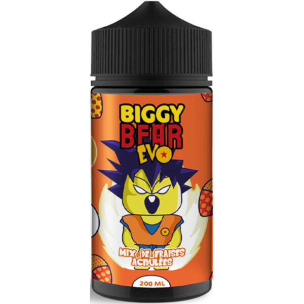Un tourbillon gustatif intense avec le mélange audacieux de fraises fraîches et acidulées du Mix de Fraises Acidulées Biggy Bear EVO. Plaisir sucré et acidulé garanti !
