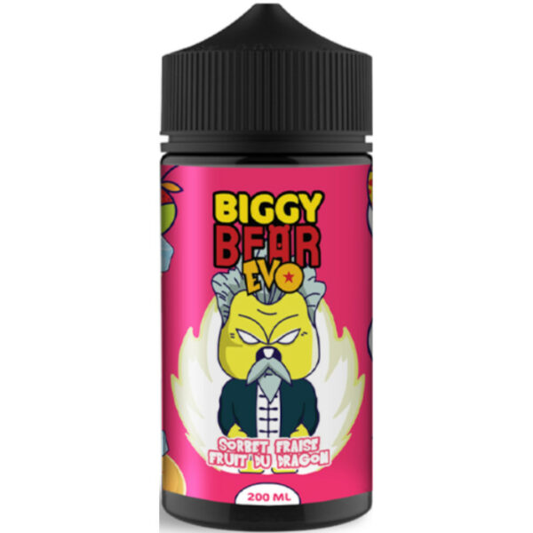 Succombez à la fraîcheur glacée du Sorbet Fraise Fruit du Dragon de Biggy Bear EVO. Une harmonie parfaite entre la douceur de la fraise et l'exotisme du fruit du dragon. Un plaisir vape à ne pas manquer !