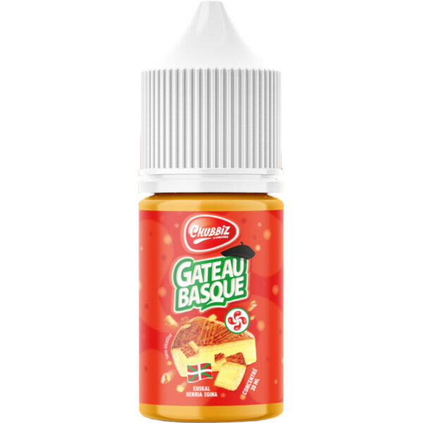 Concentré Gâteau Basque | Crème – Gâteau – Sablé – Vanille | Chubbiz | 30 ml